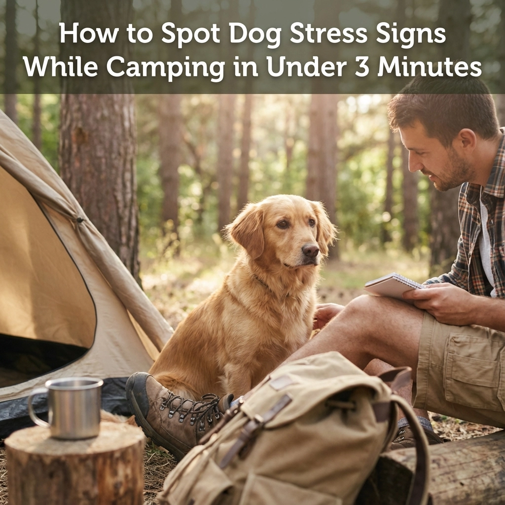 How to Spot Dog Stress Signs While Camping in Under 3 Minutes
